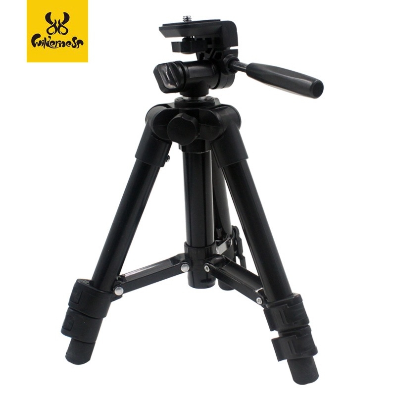 Trepied din aliaj de aluminiu cu 3D PTZ, 3 noduri, capacitate de încărcare 2–5 kg, greutate 0,3 kg