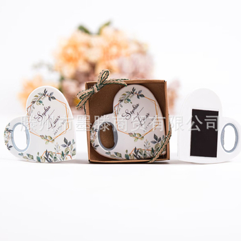 Ανοίχτης μπουκαλιών με μαγνήτη ψυγείου – Προσωποποιημένο λογότυπο, πλαστικό, δώρο για γάμους και γιορτές