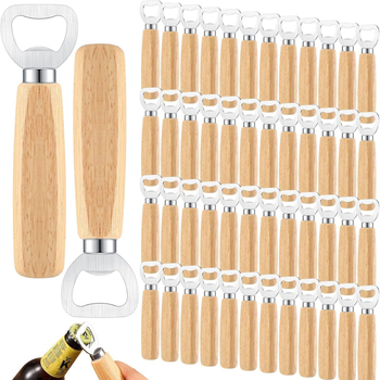 Deschizător de sticle – materiale mixte, mâner din lemn, multifuncțional; Model SK-KP894, Imprimare logo: Da, Brand: Shengke