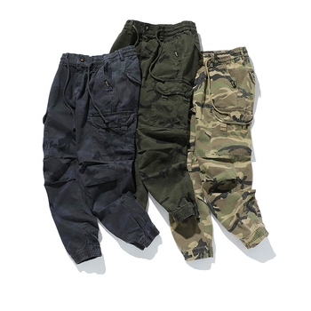 Amerikietiško stiliaus kamufliuotos darbo kelnės vyrams, daug kišenių, medvilnės-dauginių mišinio, kasdienės lauko karinės taktinės kelnės, tiesus kirpimas