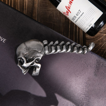 Halloween pudeles atvērējs ar kraniumu - retro dizains, nerūsējošais tērauds, modelis pxx762258413712, augstas kvalitātes