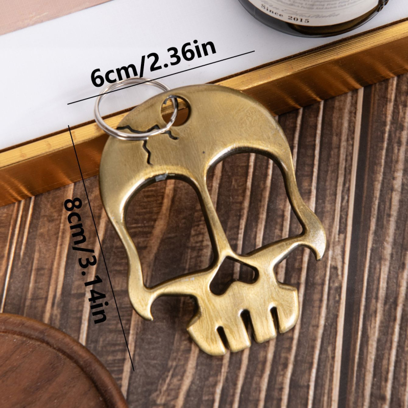 Halloween pudeles atvērējs ar kraniumu - retro dizains, nerūsējošais tērauds, modelis pxx762258413712, augstas kvalitātes