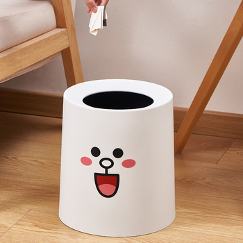 Plastični koš za otpad bez poklopca, s funkcijom sterilizacije, kapacitet do 4 L, za vanjsku upotrebu