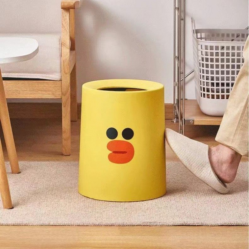 Plastični koš za otpad bez poklopca, s funkcijom sterilizacije, kapacitet do 4 L, za vanjsku upotrebu