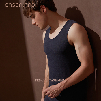 Termalna vesta, samopodgrijavajuća, Lyocell-kašmir, debela 251-300 g/m², bezšivna, okrugli izrez