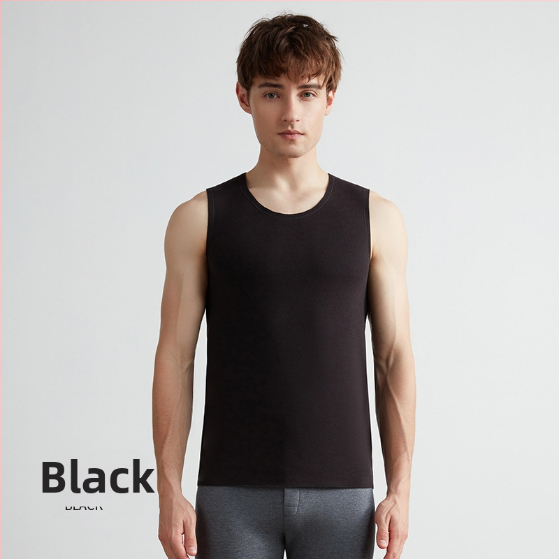 Termalna vesta, samopodgrijavajuća, Lyocell-kašmir, debela 251-300 g/m², bezšivna, okrugli izrez