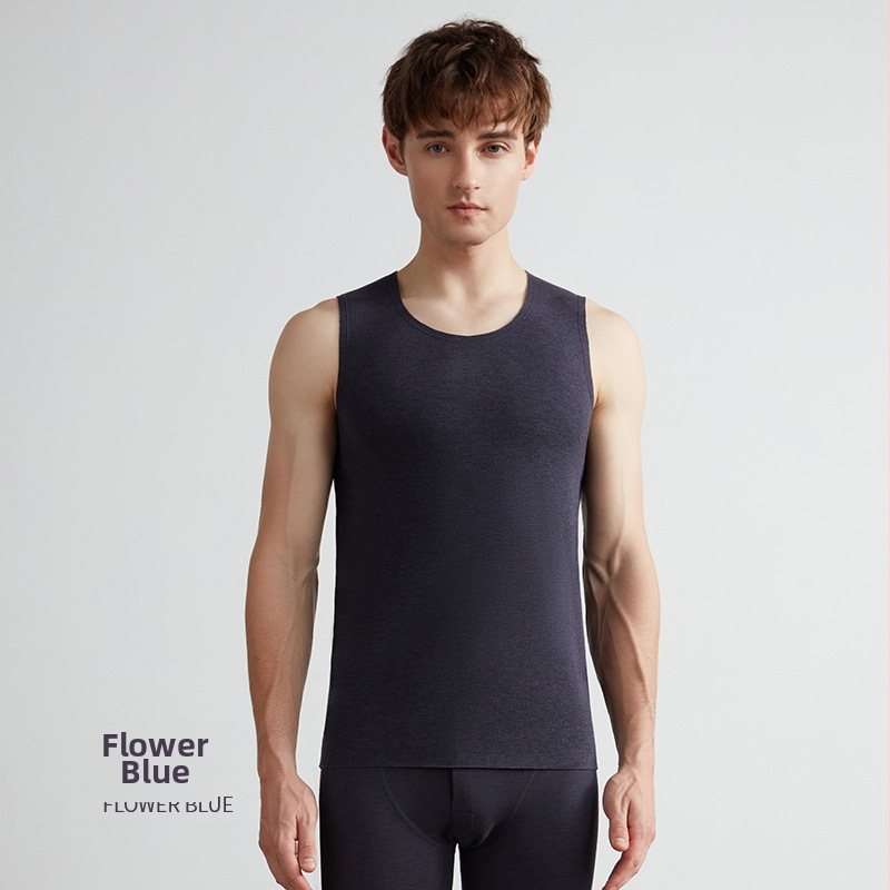 Termalna vesta, samopodgrijavajuća, Lyocell-kašmir, debela 251-300 g/m², bezšivna, okrugli izrez