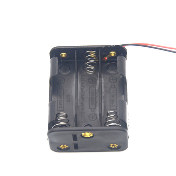 Διπλής όψεως θήκη μπαταριών με έξι θέσεις και καλώδια