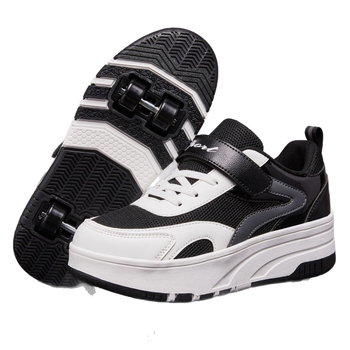 Παιδικά Heelys παπούτσια για σκέιτ με διπλούς τροχούς και PU – LC171, καθολική εφαρμογή