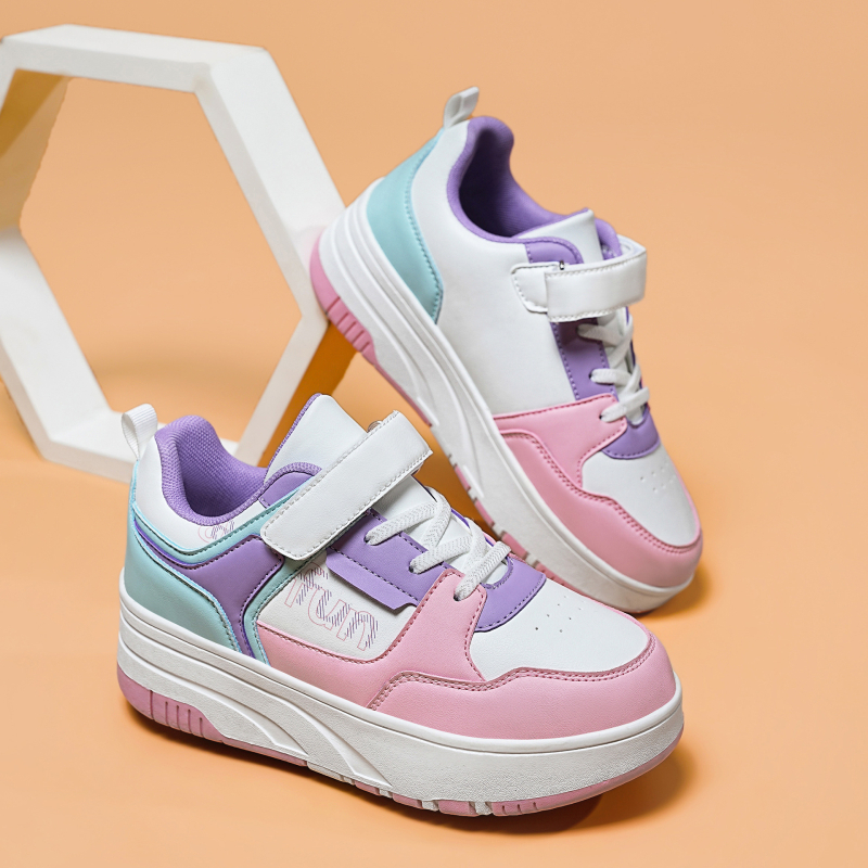 Bērnu Heelys: divu funkciju kurpes ar divu rindu riteņiem, universālas, modelis LC166, PU riteņi