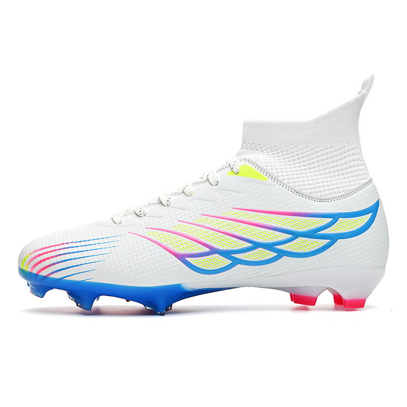 Augstas top futbola kurpes ar TF Studded un AG Studs, sietaina virsma, gumijas zole, piemērotas dabiskajam un mākslīgajam zālienam
