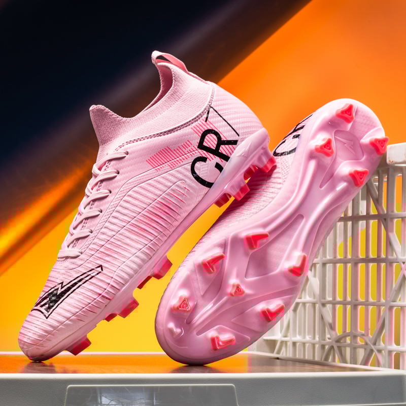 Unisex augstas profila futbola kurpes ar TF naglām, piemērotas dabīgajam un mākslīgajam zālienam – apmācībām bērniem un spēlei pieaugušajiem