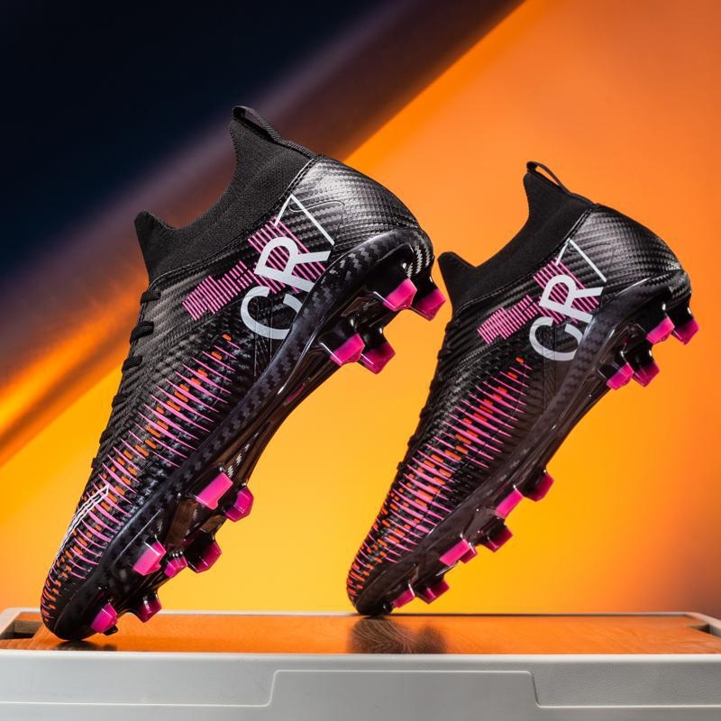 Unisex augstas profila futbola kurpes ar TF naglām, piemērotas dabīgajam un mākslīgajam zālienam – apmācībām bērniem un spēlei pieaugušajiem