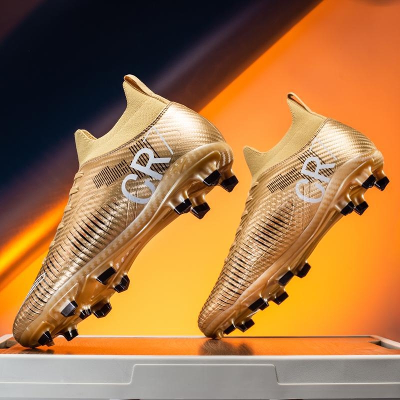 Unisex augstas profila futbola kurpes ar TF naglām, piemērotas dabīgajam un mākslīgajam zālienam – apmācībām bērniem un spēlei pieaugušajiem