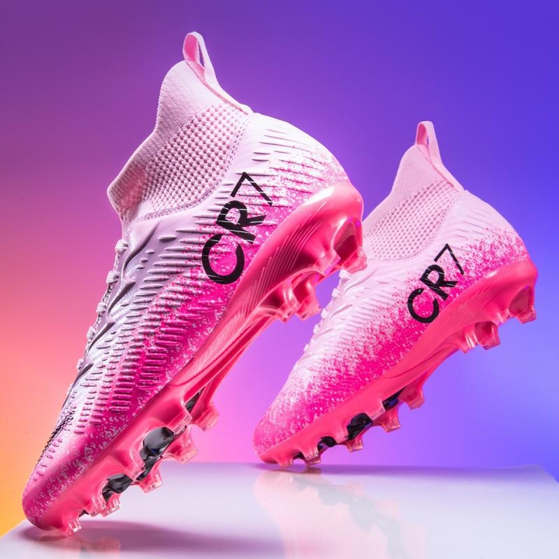 Futbola kurpes High-Top, universālas, virsējā daļa no sintētiskās ādas, PU zole, priekšējais šņorējums