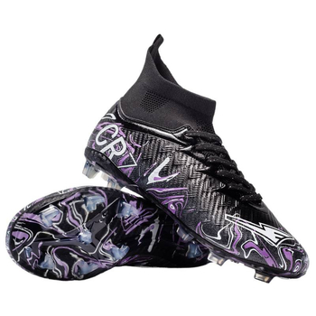 Παπούτσια ποδοσφαίρου για χόρτο – Unisex, Ενήλικες, Μπροστινό δέσιμο με κορδόνια, Άνω μέρος από συνθετικό δέρμα, Καουτσούκ σόλα