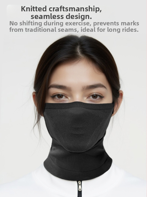 Mailton персонализирана маска за колоездене с ушно закрепване, ветроустойчива и UV защита за планински изкачвания (Spandex/Nylon, унисекс)