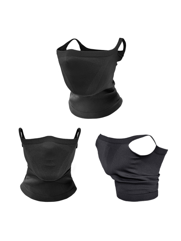 Mailton εξατομικευμένη μάσκα ποδηλασίας με στερέωση στο αυτί, ανθεκτική στον άνεμο, UV προστασία για ορειβασία (Spandex/Nylon, Unisex)