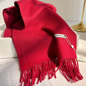 Unisex šalle no 100% vilnas, warp-knitted audums, ziema, oriģināls dizains, YM-065