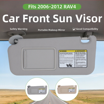 Ζεύγος ηλιοπροστατευτικών για Toyota RAV4 (2006-2012) – PVC | Εγκατάσταση με ενσωματωμένη Κάρτα | Απλό στυλ
