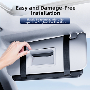 Δερμάτινος οργανωτής αυτοκινήτου για ηλιοπροστατευτικό προβολέα — θήκη για γυαλιά, εισιτήρια και ταυτότητες; μάρκα Kabulun, καταγωγή Guangzhou, για χρήση στο αυτοκίνητο