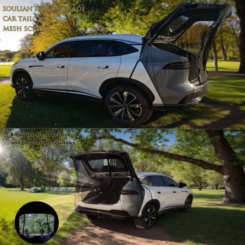 Mrežni poklop stražnjih vrata SUV – zaštita od komaraca, prozračna mreža, viseći način ugradnje