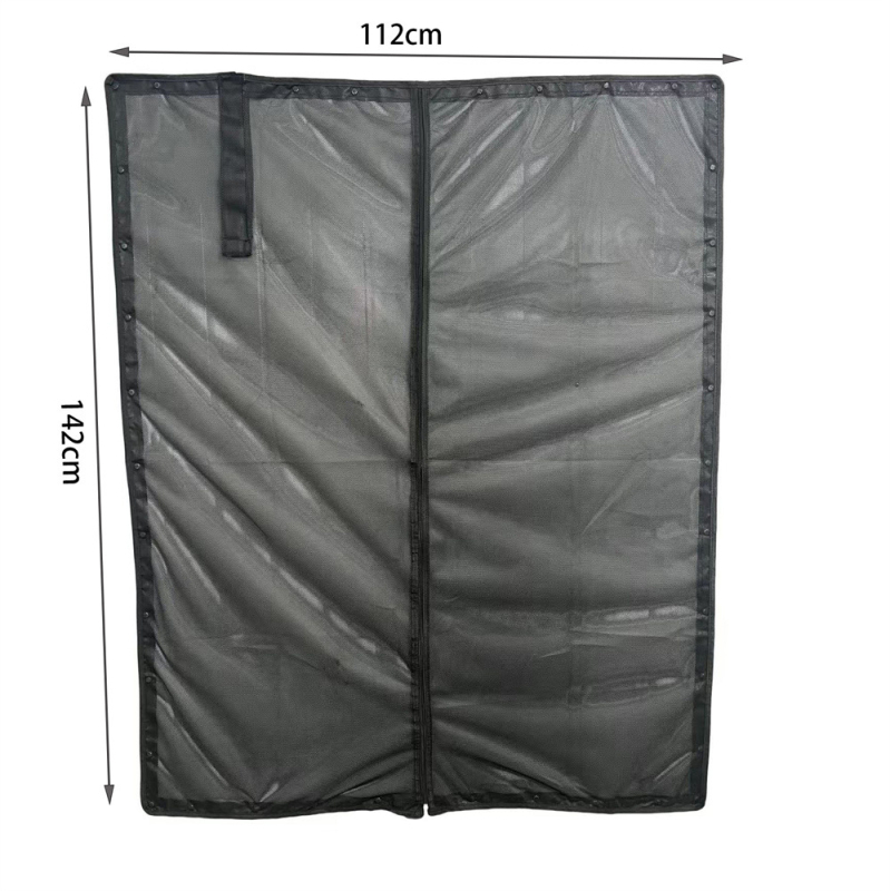 Automobilska mreža protiv komaraca za vrata, prozirna vrsta, viseći tip, universalni model, aluminijska folija, prilagodljivo