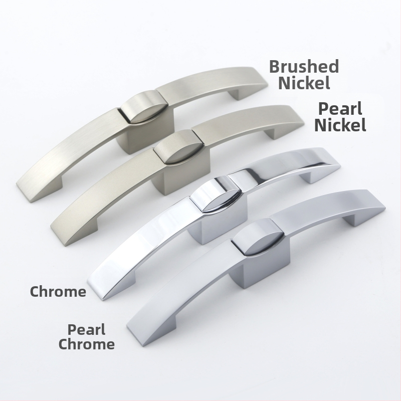 Арков RV бутонен заключващ механизъм с дръжка, цинкова сплав, модел J25016 — RV шкафове, стил лайт лукс, повърхност: полирано хромиране / четкан никел