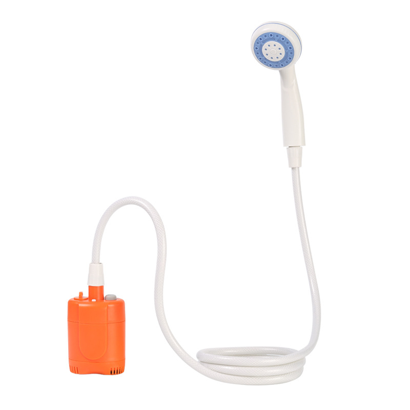 Φορητός ντους κατασκήνωσης με αντλία – ABS, LED φως, βροχή, μοντέλο JJ-HS, μάρκα KUCALL, φορητό/επιτοίχιο, χειροκίνητη εγκατάσταση