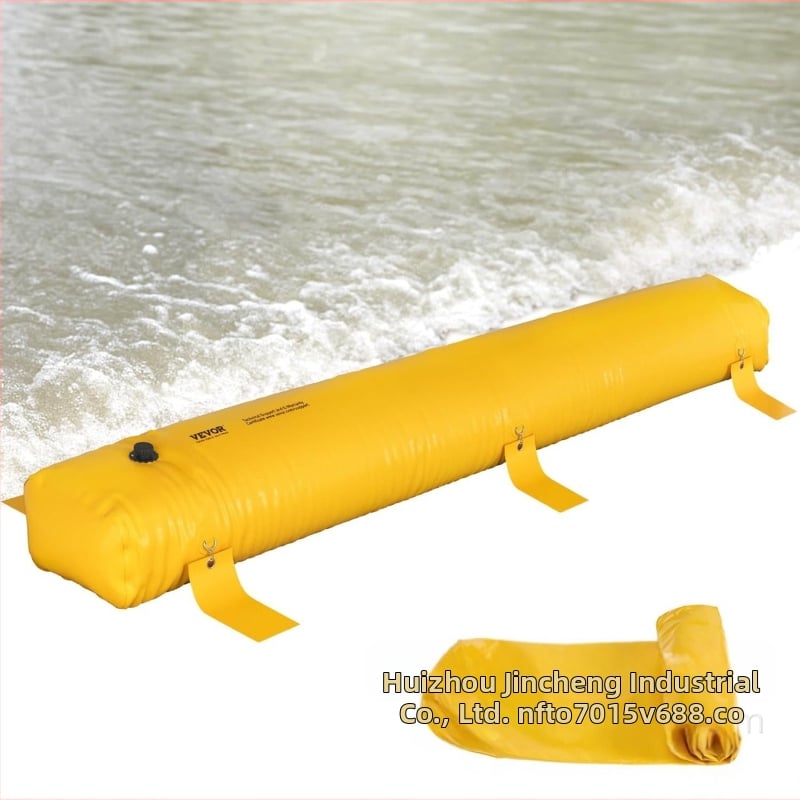 PVC potvynio siena, nešiojama sulankstoma, storesnis PVC tinklo audinys, potvynio kontrolė