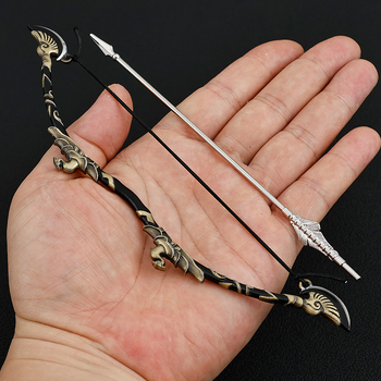 Μινιατούρα όπλου από κράμα ψευδάργύρου: Ελφ Πρίγκιπας Legolas με τόξο, blister συσκευασία, κινέζικο στυλ