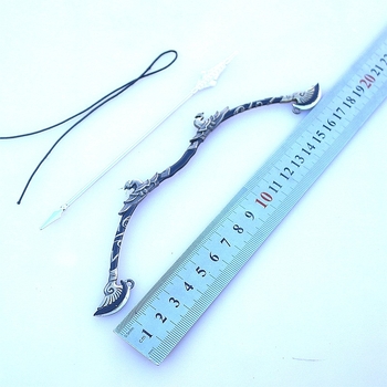 Μινιατούρα όπλου από κράμα ψευδάργύρου: Ελφ Πρίγκιπας Legolas με τόξο, blister συσκευασία, κινέζικο στυλ