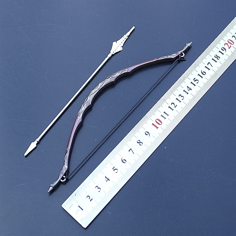 Figūrėlė su ginklu iš cinko lydinio: elfų princas Legolas su lanku, blister pakuotė, Kinijos stilius