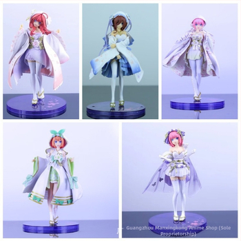 PVC φιγούρα Quintessential Quintuplets – Ichika, Nino, Miku, Yotsuba, Itsuki σε νυφική φορεσιά, πλήρως συναρμολογημένη
