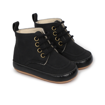 Μωρά μαθησιακά παπούτσια για άνοιξη-φθινοπωρο, με ψηλή επάνω μεριά, διαπνέοντα και αντιολισθητικά, PU επάνω μέρος, για ηλικίες 12–36 μηνών