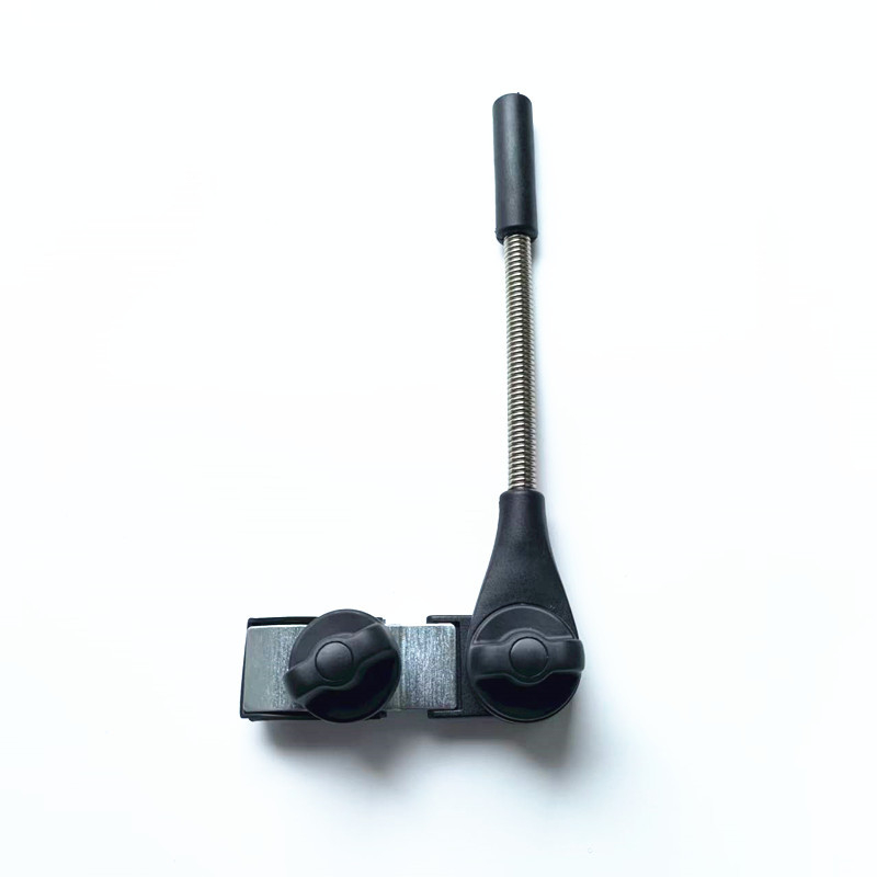 Držač za kišobran kolica, kišobran s 8 rebara, središnji štap od čelika, ručka od legure, ručno otvaranje i zatvaranje, UPF > 40