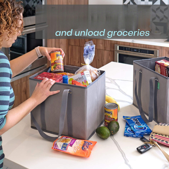 Automobilio bagažinės saugojimo maišas – sulankstoma, nešiojama, nepluošto audinio, modernus paprastas stilius, talpa: peržiūrėkite detales