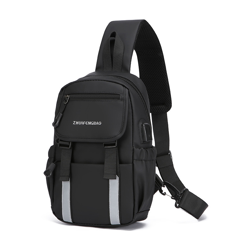 Férfi mellkas táska CK312 – ultra könnyű, kopásálló, gerincvédelem, Oxford anyag