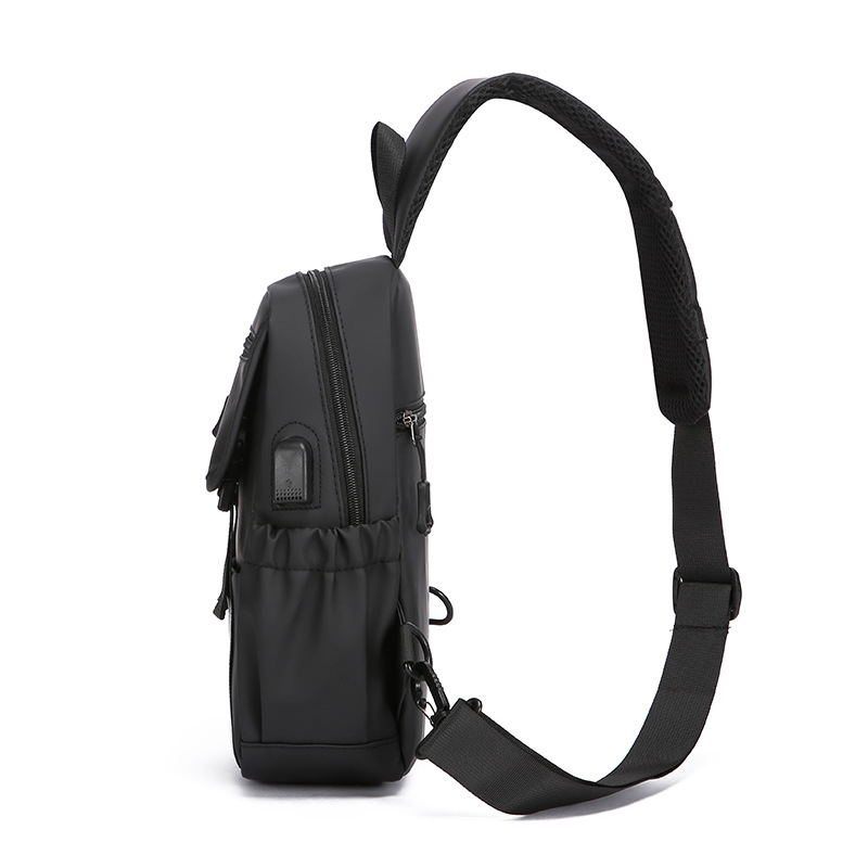 Férfi mellkas táska CK312 – ultra könnyű, kopásálló, gerincvédelem, Oxford anyag