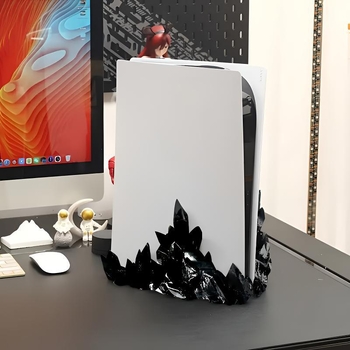 PS5 κονσόλα βάση — Καθολική πολυλειτουργική βάση για PS5 Slim/Pro (Ψηφιακή Έκδοση / Έκδοση με Οπτικό Δίσκο), πλαστικό