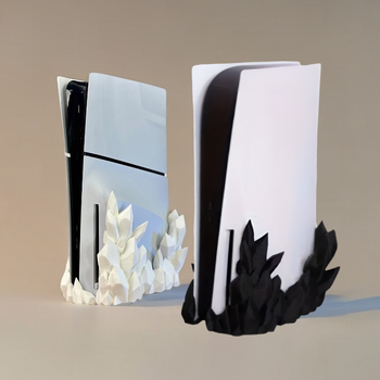 PS5 κονσόλα βάση — Καθολική πολυλειτουργική βάση για PS5 Slim/Pro (Ψηφιακή Έκδοση / Έκδοση με Οπτικό Δίσκο), πλαστικό