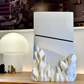 PS5 κονσόλα βάση — Καθολική πολυλειτουργική βάση για PS5 Slim/Pro (Ψηφιακή Έκδοση / Έκδοση με Οπτικό Δίσκο), πλαστικό