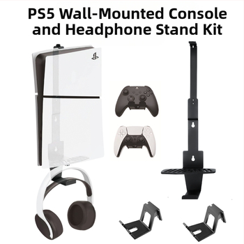 PS5 τοίχος-μοντ με βάση ακουστικών PS5/PS5 Pro/PS5 Slim — σίδηρος, 640 g