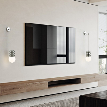 Nordiskā LED sienas lampa galvenajai guļamistabai pie gultas, nav vieda funkcija, 111–240V, FCC-b sertificēta