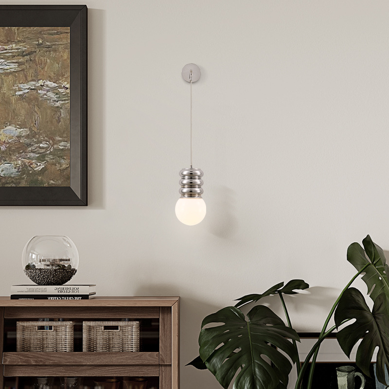 Nordiskā LED sienas lampa galvenajai guļamistabai pie gultas, nav vieda funkcija, 111–240V, FCC-b sertificēta