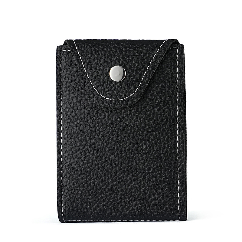 Geustos PU δερμάτινη θήκη για δίπλωμα οδήγησης, unisex, με πολλαπλά διαμερίσματα για κάρτες, αστική απλότητα