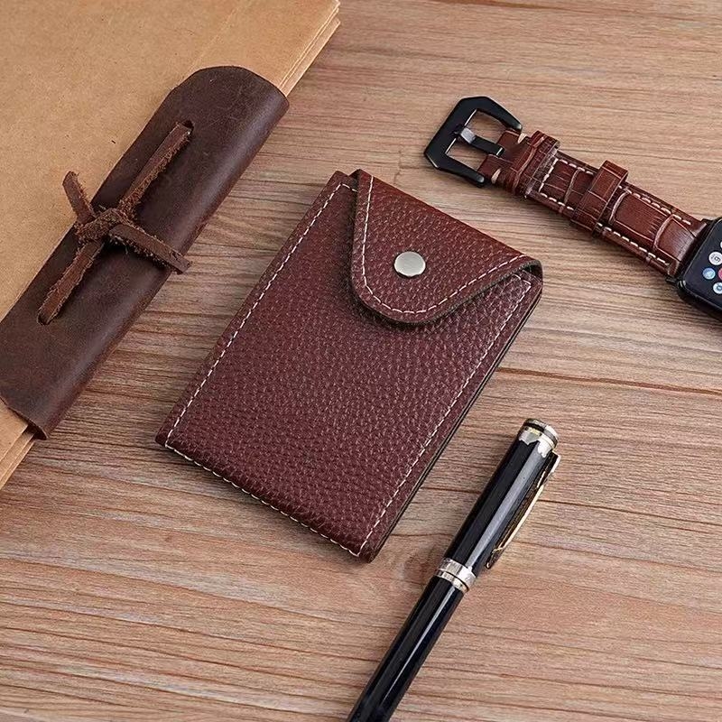 Geustos PU δερμάτινη θήκη για δίπλωμα οδήγησης, unisex, με πολλαπλά διαμερίσματα για κάρτες, αστική απλότητα