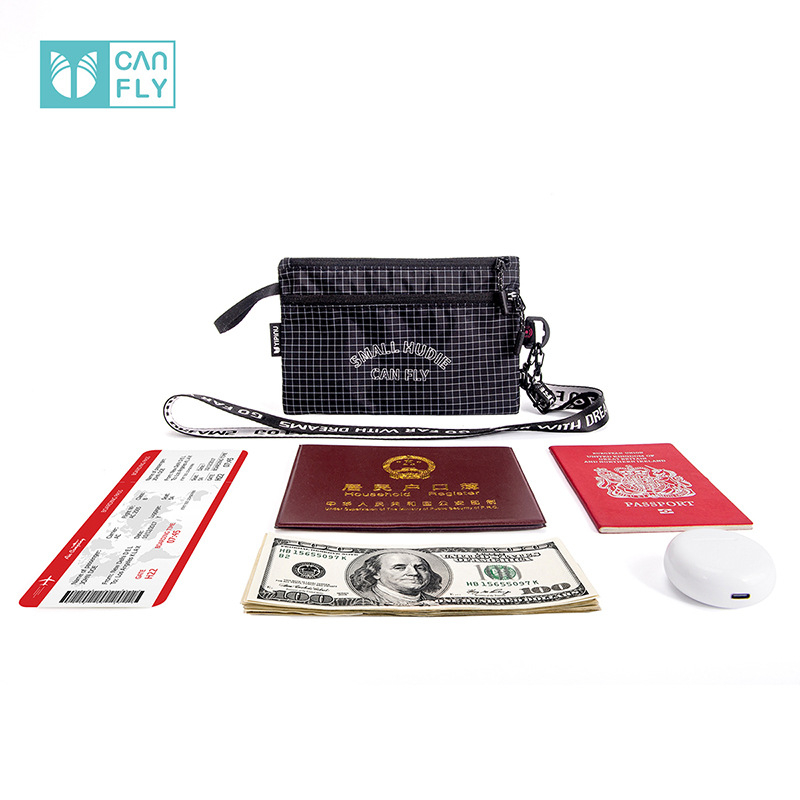 Θήκη διαβατηρίου με κορδόνι για τον λαιμό, προστασία RFID, αντι-κλοπή, πολυλειτουργικός οργανωτής για διαβατήριο και ID