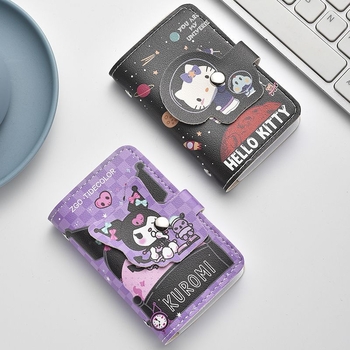 PU karšu turētājs ar animācijas rakstu - Universāls, vairāki kartes nodalījumi, liela ietilpība, ūdensizturīgs, pret zādzību