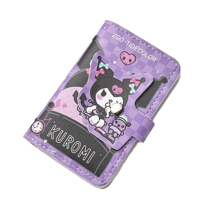 PU karšu turētājs ar animācijas rakstu - Universāls, vairāki kartes nodalījumi, liela ietilpība, ūdensizturīgs, pret zādzību